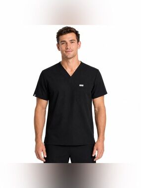 FIGS Men’s Leon Three-Pocket Scrub Top - Size Medium